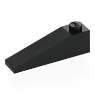 Brick Sloped 18° 4 x 1, Black