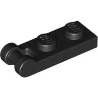 Plate Special 1 x 2 with Handle on End [Closed Ends], Black