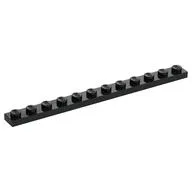 Plate 1 x 12, Black