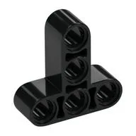 Technic Beam 3 x 3 T-Shape Thick, Black