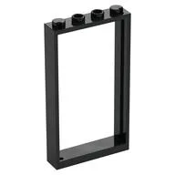 Door Frame 1 x 4 x 6 Type 2, Black