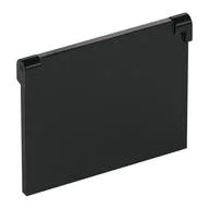 Glass for Window 1 x 4 x 3 [Opening], Black