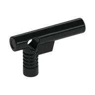 Equipment Hose Nozzle / Gun with Side String Hole Simplified, Black