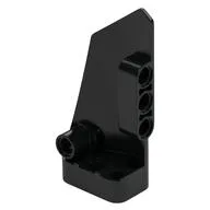 Technic Panel Fairing # 4 Small Smooth Long, Side B, Black