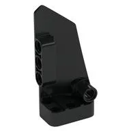 Technic Panel Fairing # 3 Small Smooth Long, Side A, Black