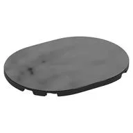 Tile Round 6 x 8, Black