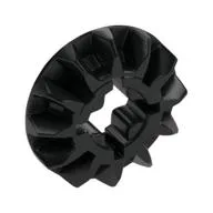 Technic Gear 12 Tooth Bevel, Black