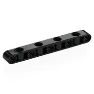 Technic Beam 1 x 9 Thick with Alternating Holes, Black