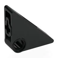 Technic Panel 3 x 3 Triangle, Black