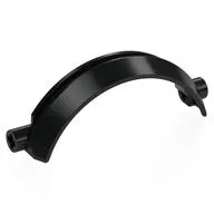 Technic Panel Car Mudguard Arched 9 x 2 x 4 Half Circle, Black
