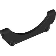 Technic Panel Car Mudguard Arched 9 x 1 x 3, Black