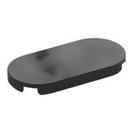 Tile Round 2 x 4, Black