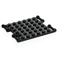 Plate Special 6 x 6 with 4 Handles, Black
