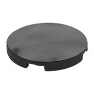 Tile Round 3 x 3, Black