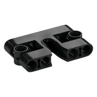 Technic Panel 3 x 5 with Wall Mount Hole, Black