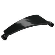 Technic Panel Curved 5 x 13 x 2 Tapered, Right #51, Black