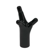 Bar 1L / Stem with 3 Sprouts/Prongs, Black