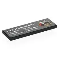 Tile 2 x 6 with 'THE HAIL MARY', Stats Print, Black