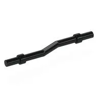 Bar 6L with Stop Rings and Double Bent, Black