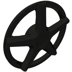 Wheel Cover 5 Spoke, Black