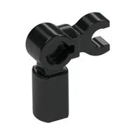 Bar Holder with Clip and 90° Angle (Mechanical Leg), Black