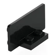 Bracket 1 x 2 - 2 x 4 Inverted, Black