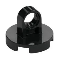 Tile Special Round 2 x 2 - Thick Lifting Ring, Black