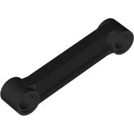 Technic Link 1 x 6 x 2 Angled, Bent, Double, Black