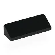 Brick Sloped 30° 1 x 3 x 2/3, Black