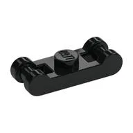 Plate Special 1 x 1 with Handle on 2 Ends, Black
