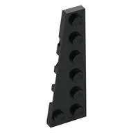 Wedge Plate 6 x 2 Left, Black
