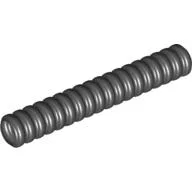 Hose, Ribbed 7mm D. 6L / 4.8cm, Black
