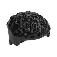 Hair Short Coiled, Straight Sides, Black