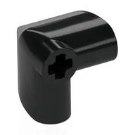 Technic Panel Fairing 2 x 2 x 2 Angled 90° with Silver Stripe Print, Black