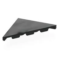 Tile 45° Cut 4 x 4 (Triangle), Black