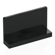 Panel 1 x 4 x 2, No Studs, Black