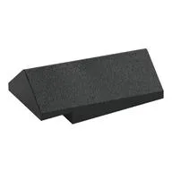 Brick Sloped 45° 2 x 4 x 1 1/3 Double, Black