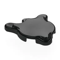 Tile Special, Splat with Rounded Sides, Black