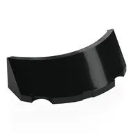 Windscreen 2 x 4 Half Dome, Black