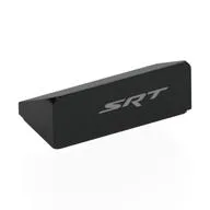 Brick Sloped 30° 1 x 2 x 2/3 with Silver 'SRT' Print, Black