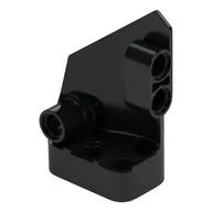 Technic Panel Fairing #2 Small Smooth Short, Side B, Black
