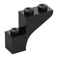 Brick Arch 1 x 3 x 2, Black