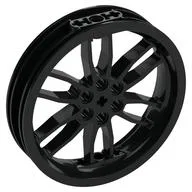 Wheel 75 x 17 Motorcycle, Black