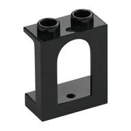 Window 1 x 2 x 2 Castle, Black