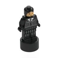 Minifig Trophy Statuette, Wednesday Print, Black