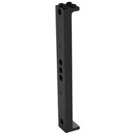 Support 2 x 2 x 13 with 5 Pin Holes, Black