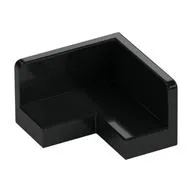 Panel 2 x 2 x 1 Corner, Black