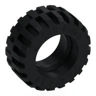 Tyre 30.4 x 14 Offset Tread [Centre Band], Black