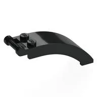 Windscreen 6 x 2 x 2 with Handle, Black