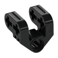 Technic Axle and Pin Connector Perpendicular Split, Black